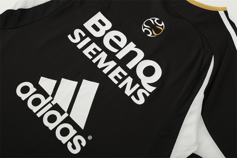 2006/07 Real Madrid Retro Short Sleeves Training Jersey - Black 4