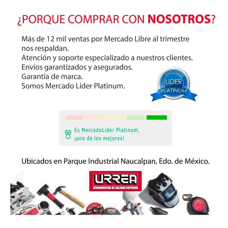 Llave de servicio 1 5/8x22 Urrea U3552