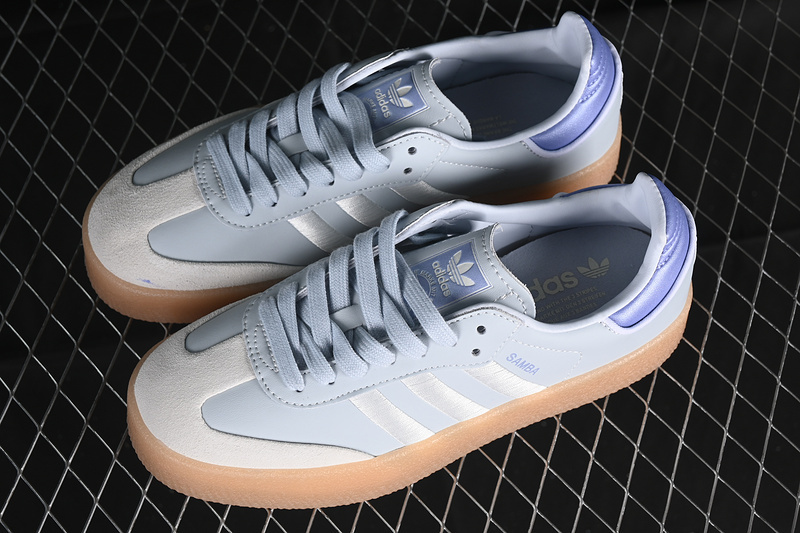 Adidas Samba W Halo Blue/Off White/Blue Spark Metallic IG1953