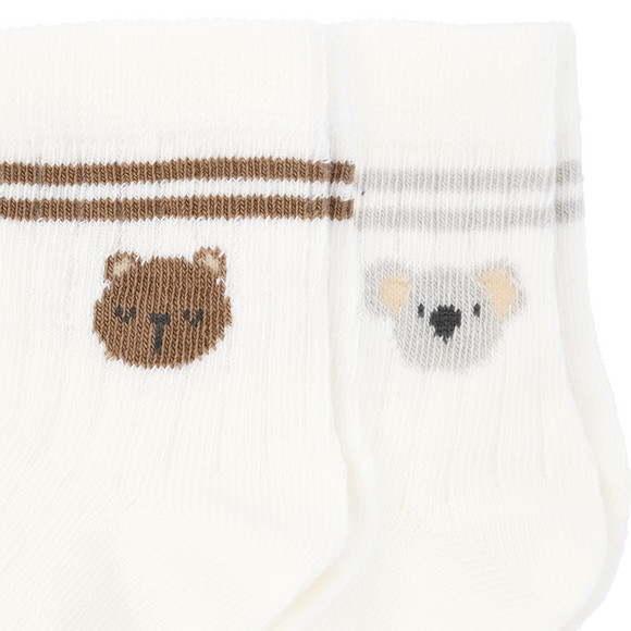 Topomini Pure Collection 2 Paar Newborn Socken mit Rippstruktur