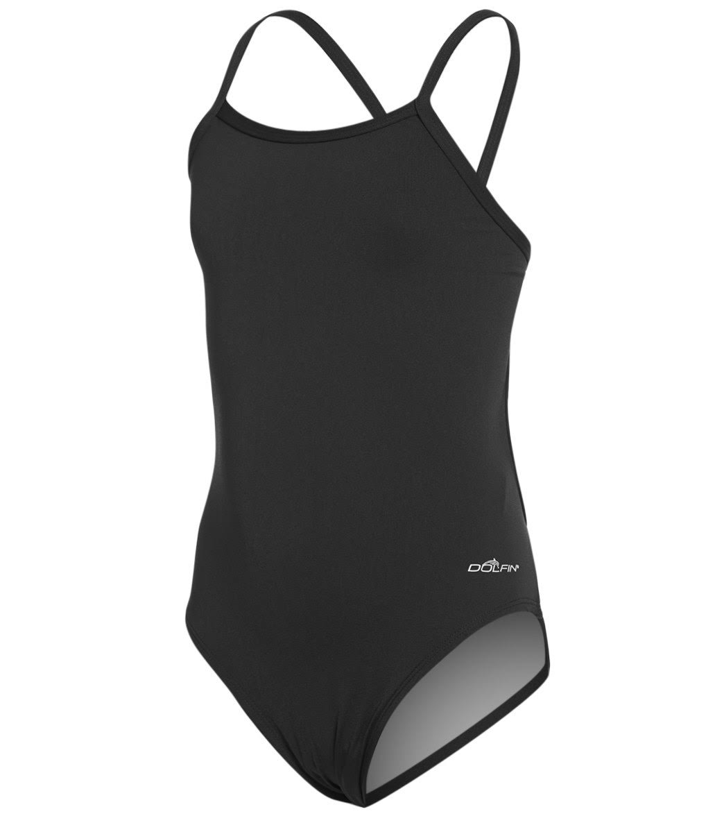 Dolfin 9601c - Varsity Solid String BACK, Price/each - Black, 24