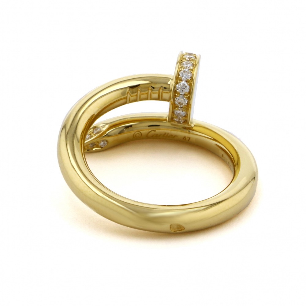 Cartier Juste un Clou #47 Ring 18K Yellow Gold Diamond