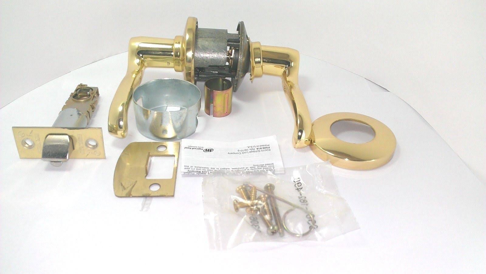 Schlage S10FLA605RH Flair Right Hand Passage Leverset in Polished Brass