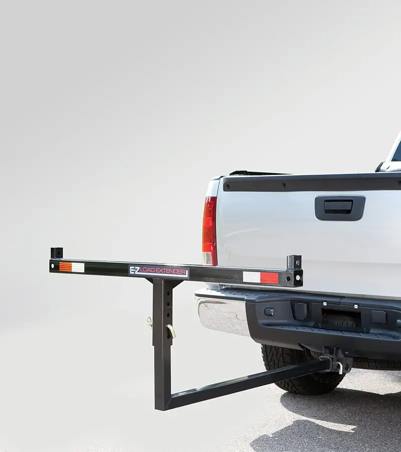Tricam SLE-1 2 in 1 E-Z Hitch-Mounted Load Extender, 350-Pound Capacity, Black Finish