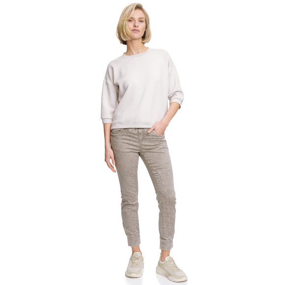 Gina Damen Jeggings mit Used-Waschung