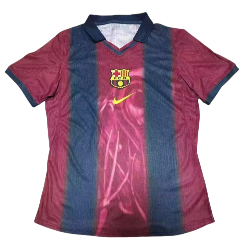 Barcelona X Travis Scott Home Shirt Player Version Soccer Jersey 25-26 Non-Customize （Custom numbers are not supported）