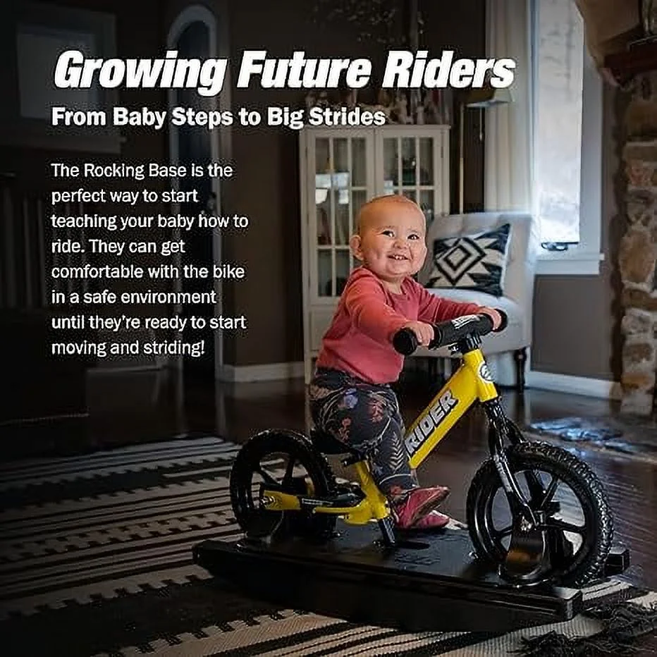 Strider Rocking Base for Toddlers, 6 Months - 24 Months - Fits All Strider 12 Balance Bikes
