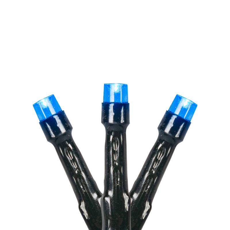 Northlight LED Wide Angle Christmas Lights - Blue - 9.5' Green Wire - 20ct