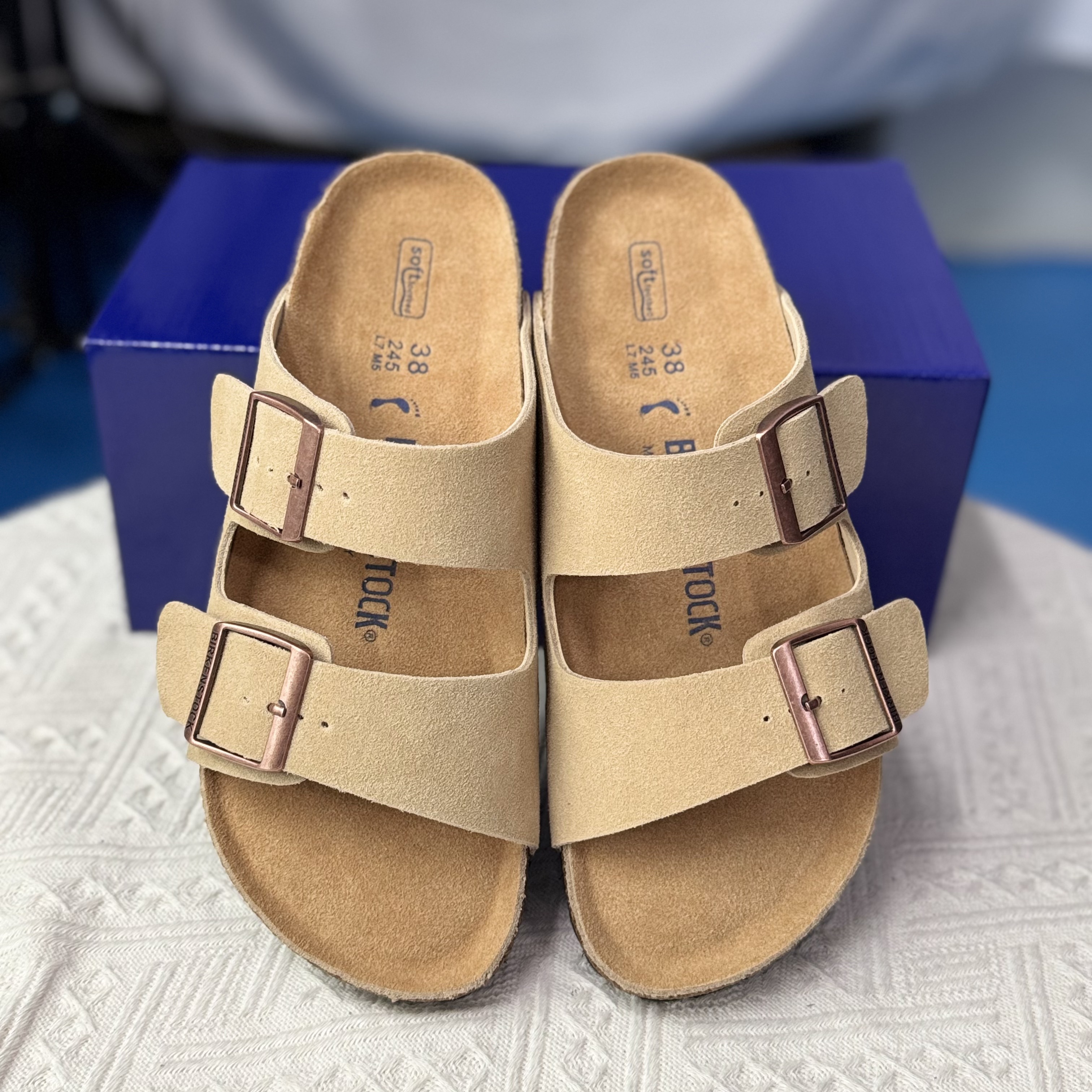 Birkenstock Arizona Suede Casual Sandals