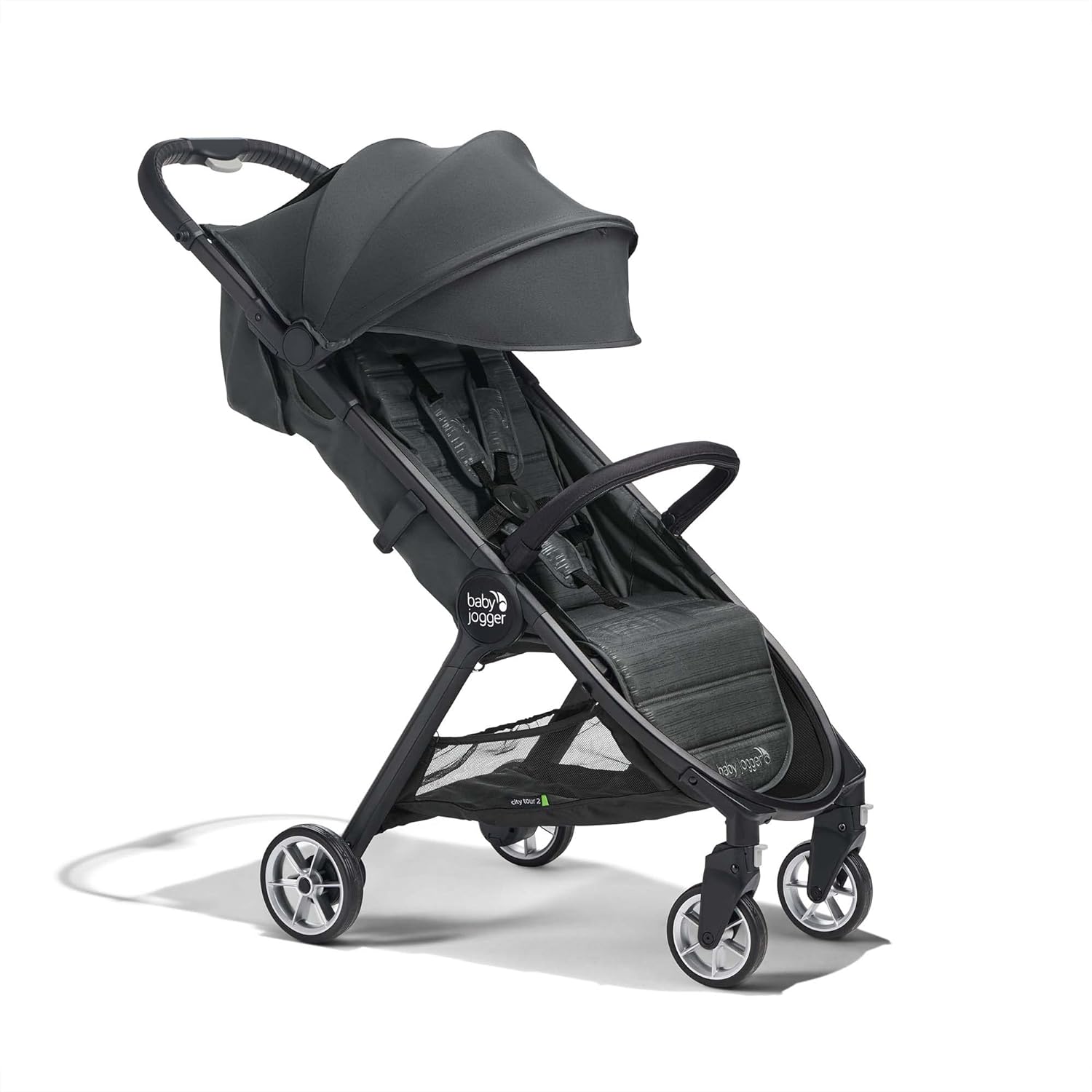 City Tour 2 Ultra-Compact Travel Stroller, Jet, Lightweight, Foldable, Ideal for Traveling