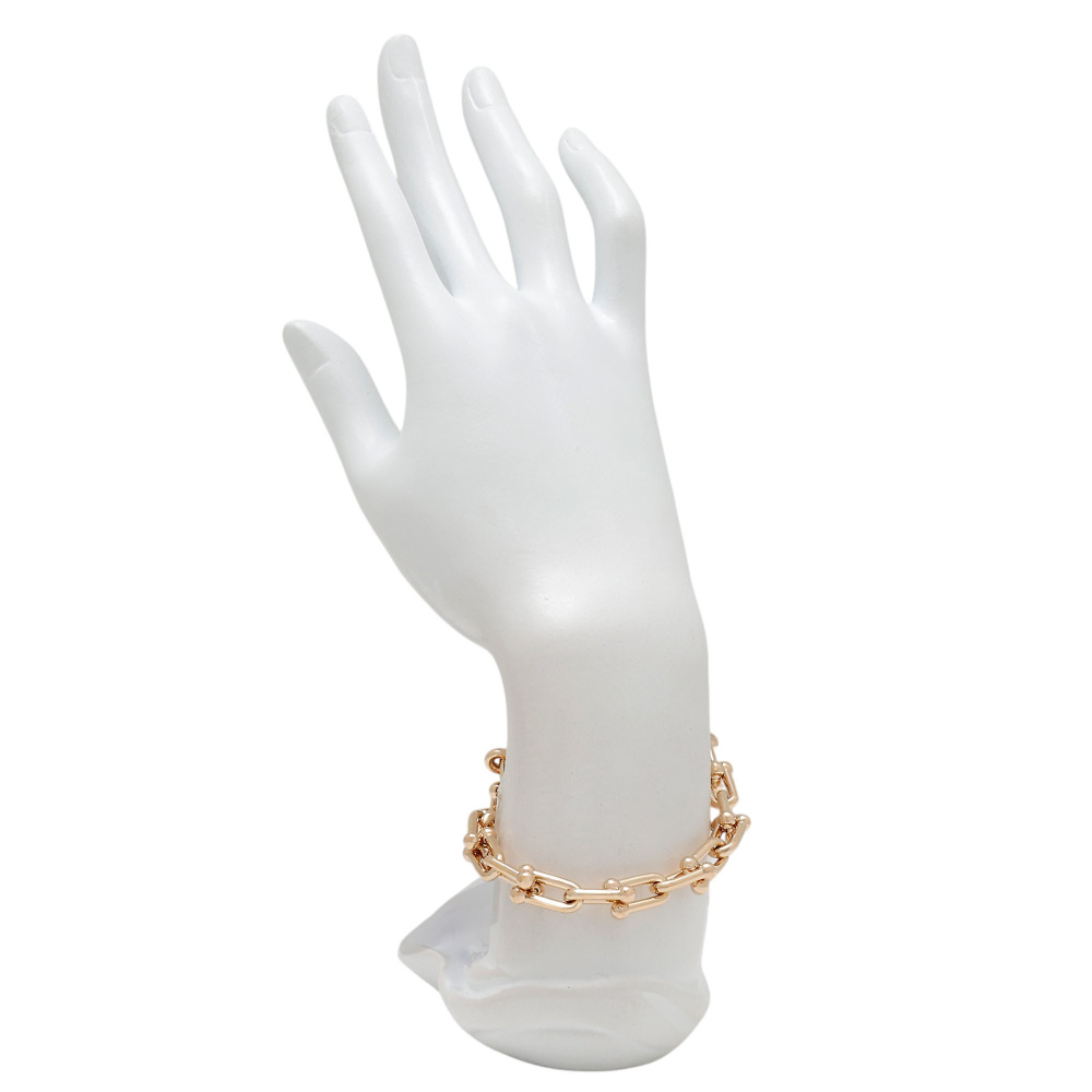 Tiffany & Co. Hardware Link Bracelet 18K Rose Gold 70881624