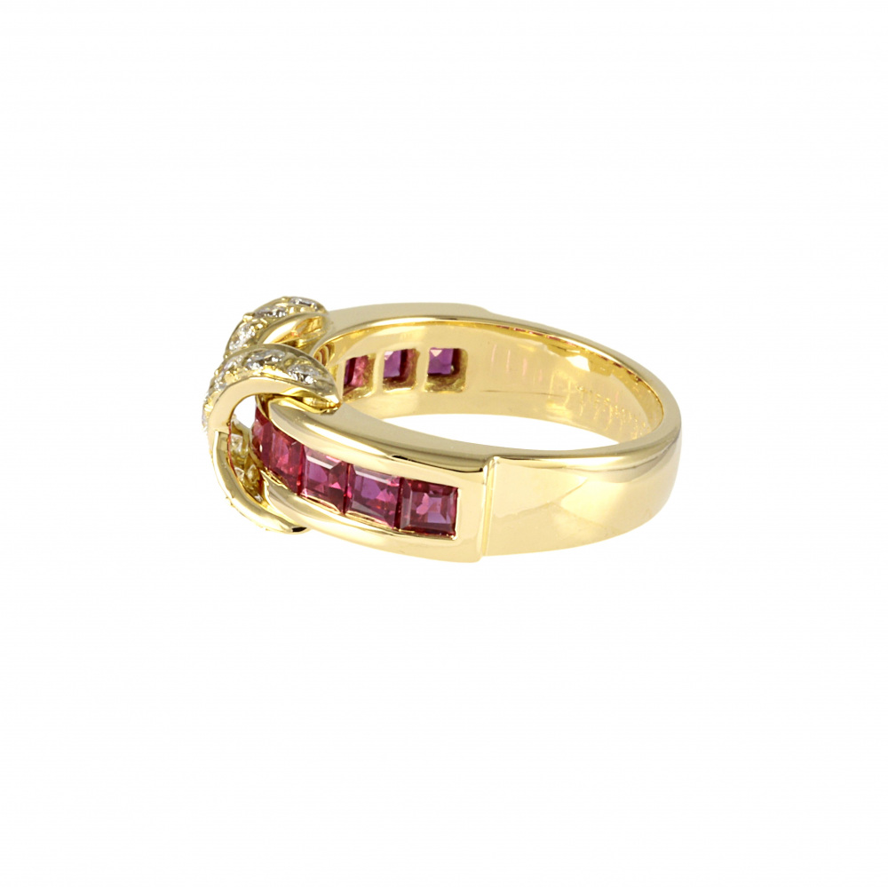 Tiffany & Co. Tiffany Signature K18YG Yellow Gold Ring