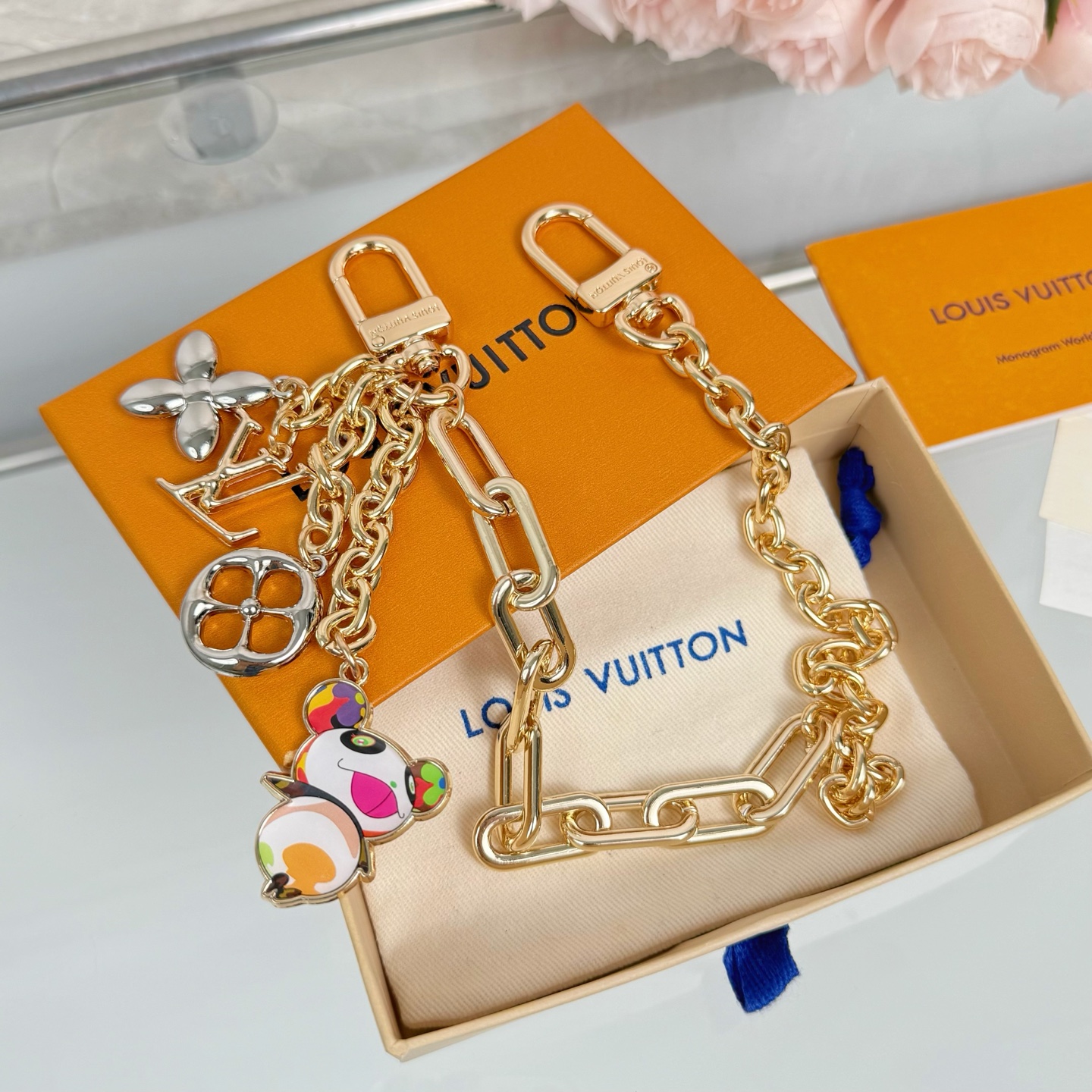 LV x TM Superflat Chain Bag Charm - cnluxepick