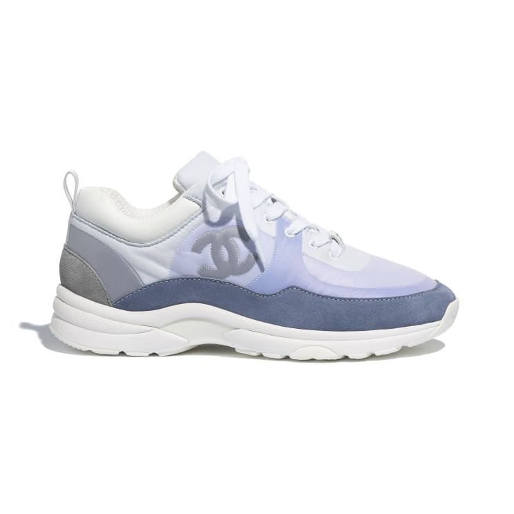 Chanel Wmns Suede Sneakers Sky Blue G37136