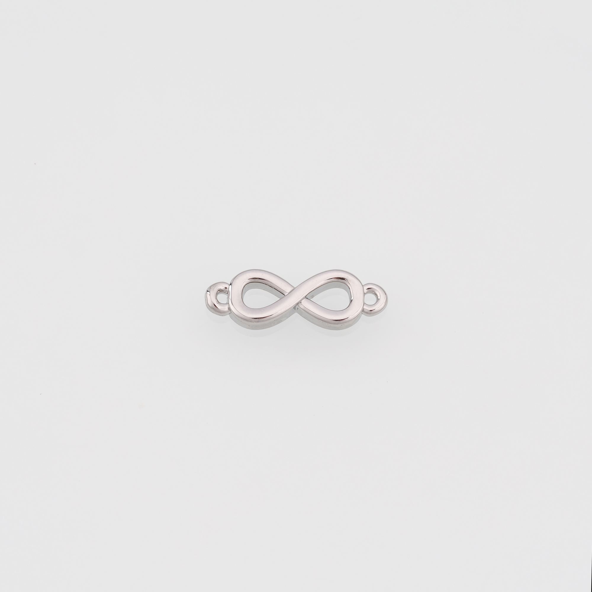 18K Gold Filled Infinity Connector,Dainty Infinity Charm Necklace Bracelet for DIY Jewelry Making Supply