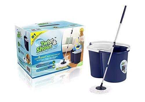 Twist and Shout Mop – Award Winning Original Hand Push Spin Mop