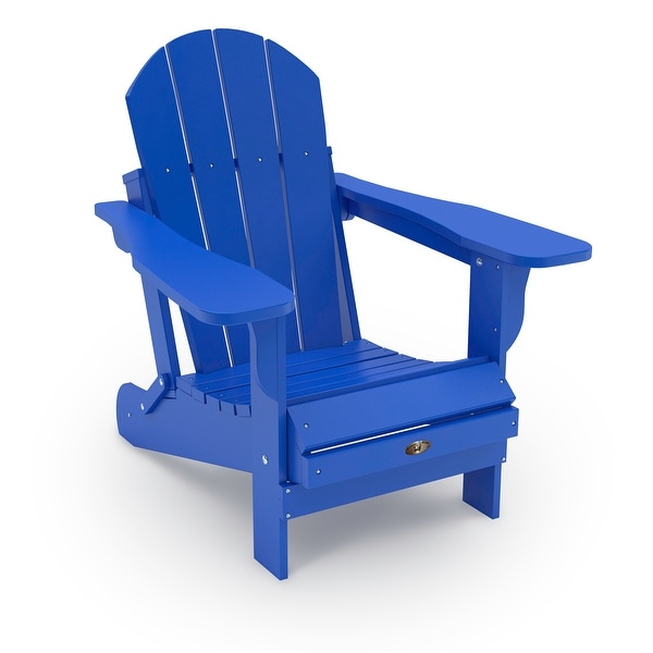Leisure Line Recycled Plastic Folding Adirondack Chair