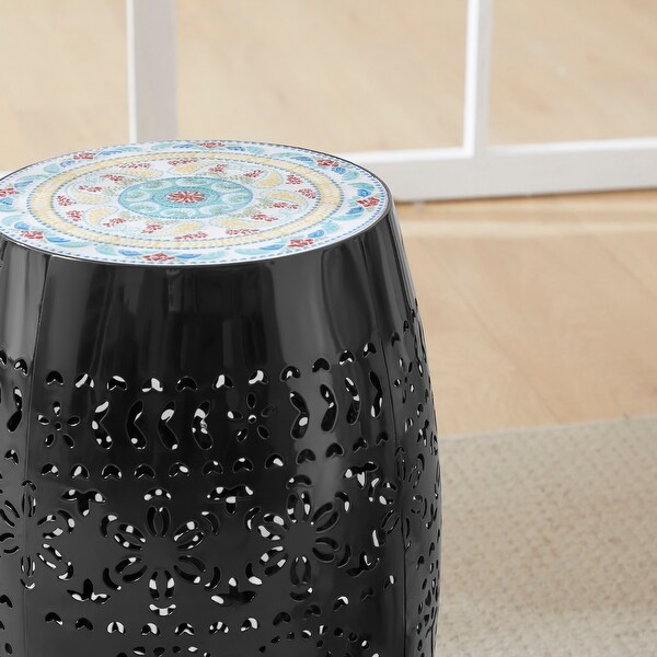 Pretty Mosaic Style Vibrant Accent Table