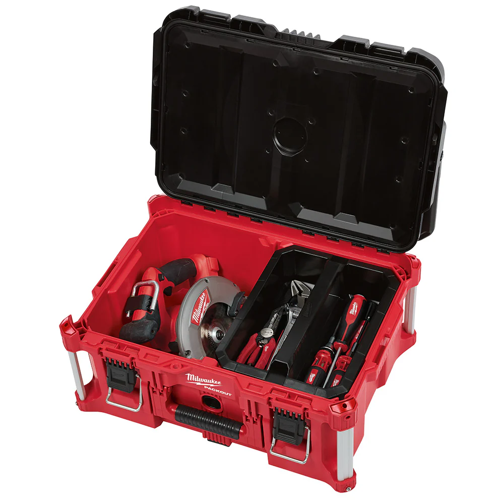 2026 Milwaukee 48-22-8425 100-Pound Capacity Polymer Packout Large Tool Box