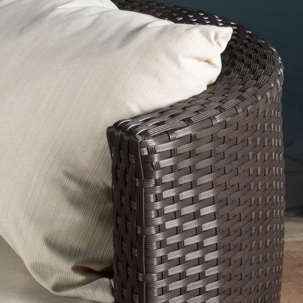 Kono 3piece Wicker Chat Set by Christopher Knight Home