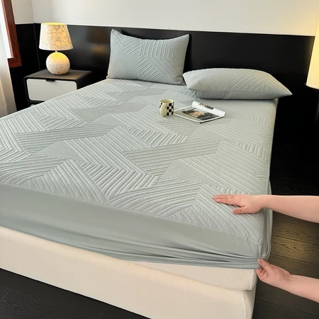 100% Waterproof Mattress Protector Cadar Single/Queen/King Tilam Kalis Air Elastic Fitted Bed Sheet Mattress Cover