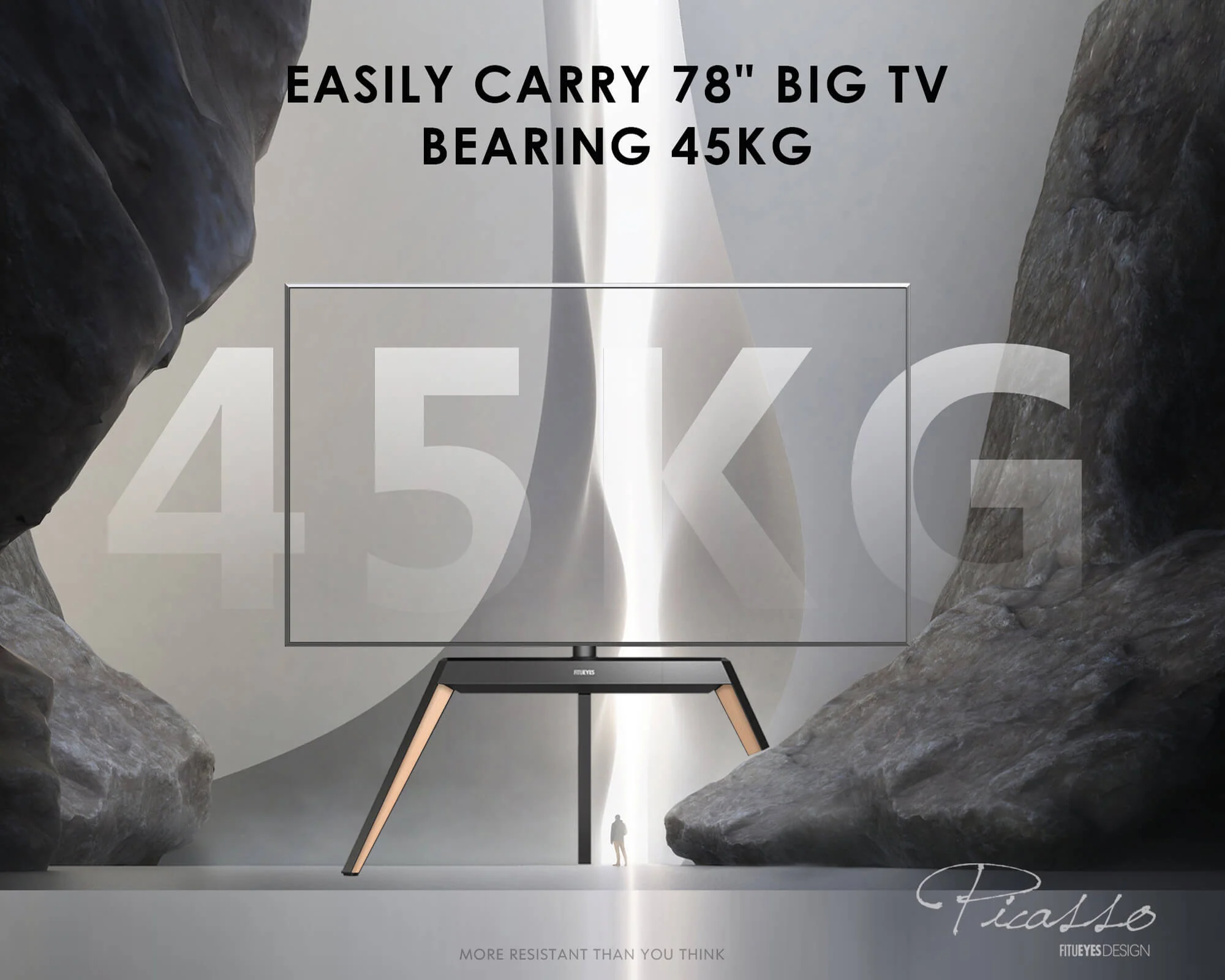 Picasso FT78 Corner TV Stand