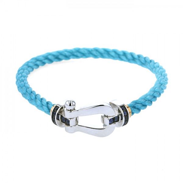 FRED Force 10 Lm Bracelet 18K White Gold Sapphire