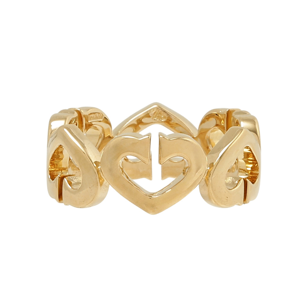 Cartier C Heart Ring 18K Yellow Gold B4041400