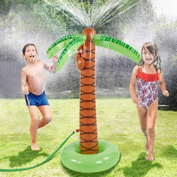Inflatable Coconut Tree Water Spray Toy