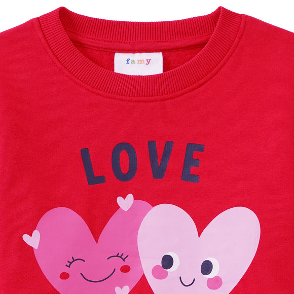 Famy Mädchen Sweatshirt mit Print