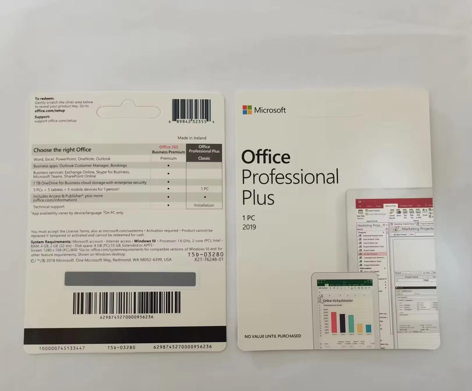 Office 2019 Professional Plus Key Card