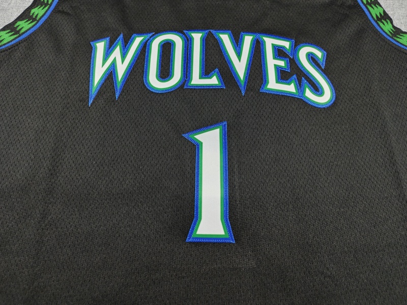 Men's Minnesota Timberwolves LaMelo Ball #1 Black Swingman Jersey - Statement Edition