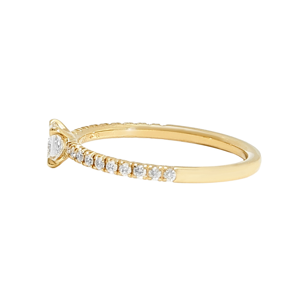 Cartier Ethancel Do Ring 18K Yellow Gold Diamond B4232900