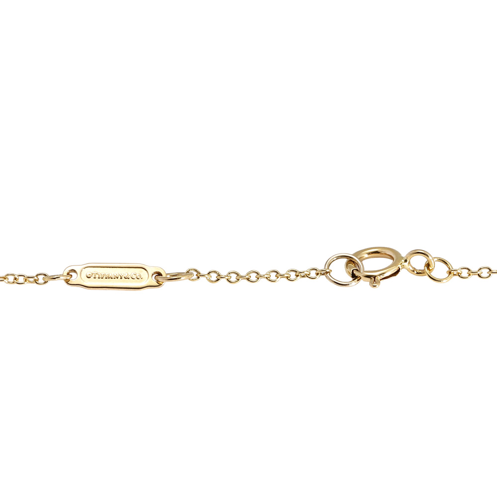 Tiffany & Co. Tiffany T Smile Necklace 18K Yellow Gold Diamond 63058777