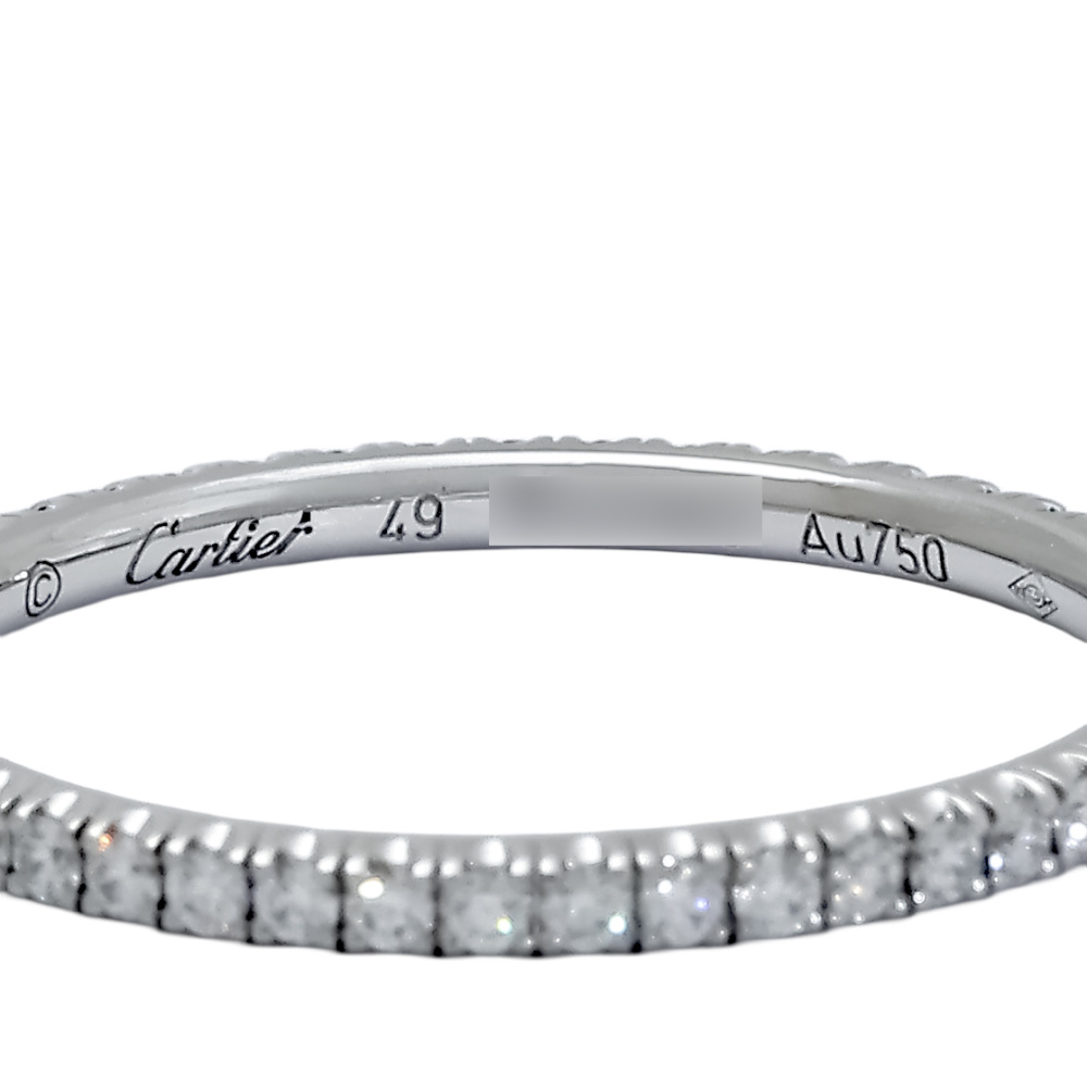 Cartier Ethancel Do Wedding Ring 18K White Gold Diamond B4210400