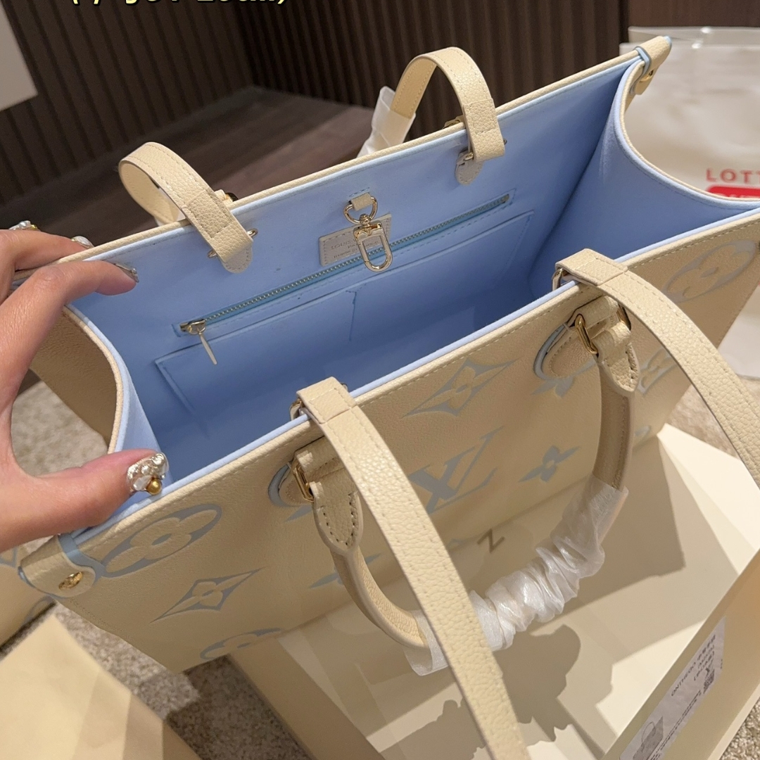 Louis Vuitton Onthego Pm Candy Blue 25Cm M46833