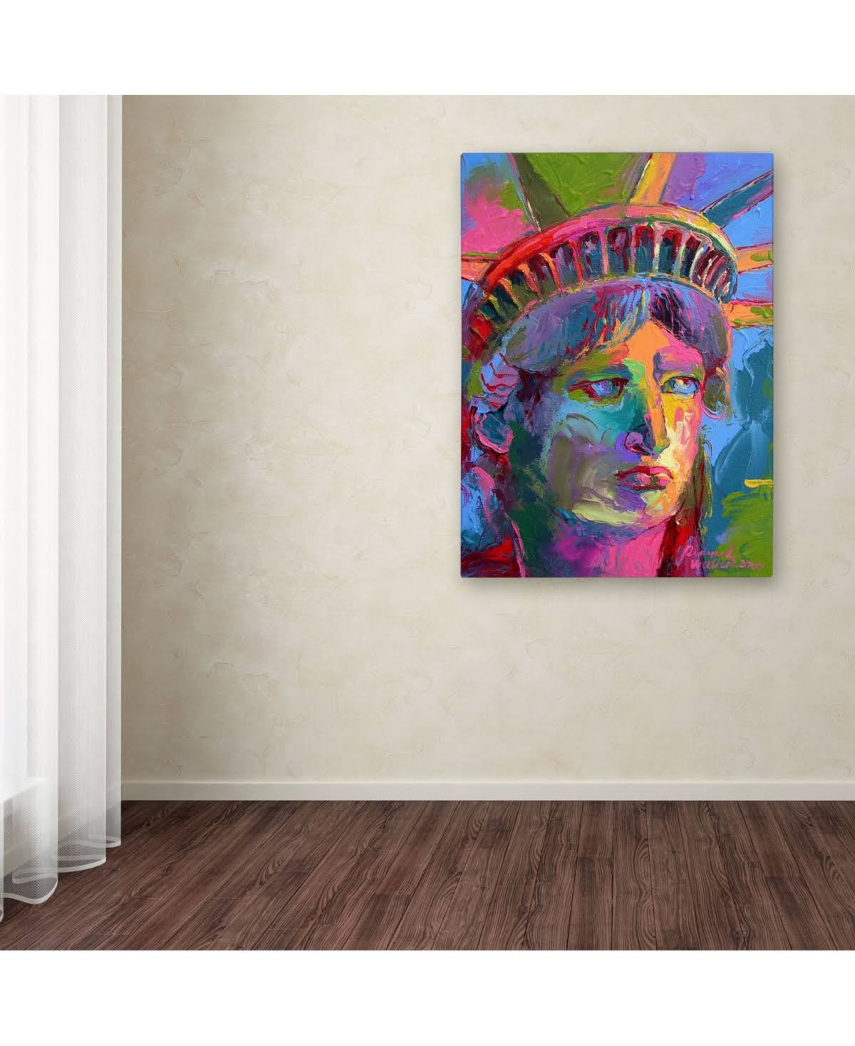 Trademark Global Richard Wallich &Lady Liberty 2& Canvas Art