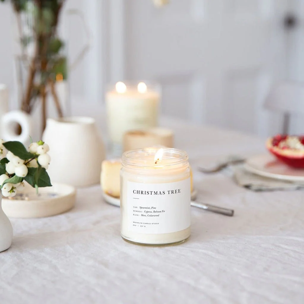 Christmas Tree Jar Candle