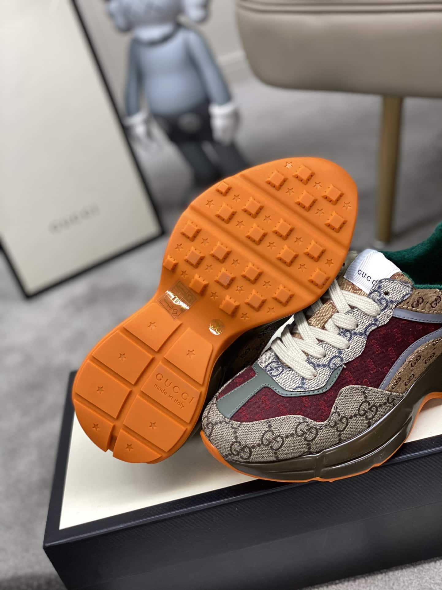 Gucci Women’S Gg Rhyton Sneaker ?619891 99Wg0-6060