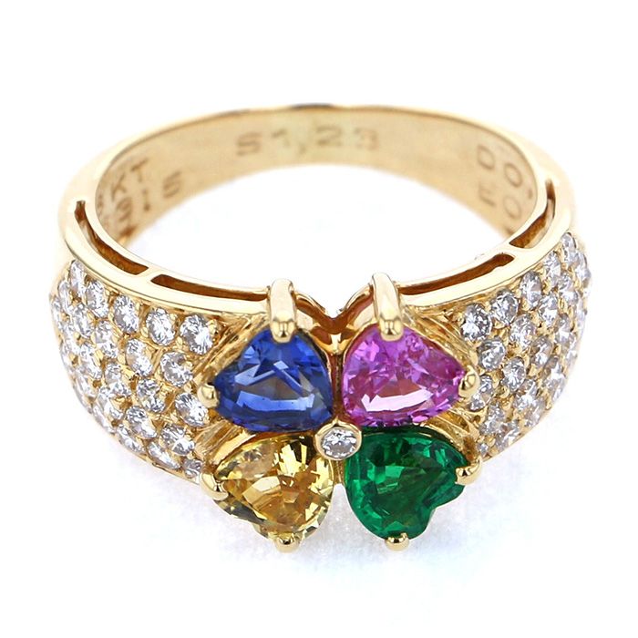 Van Cleef & Arpels Antoinette Ring 18K Yellow Gold