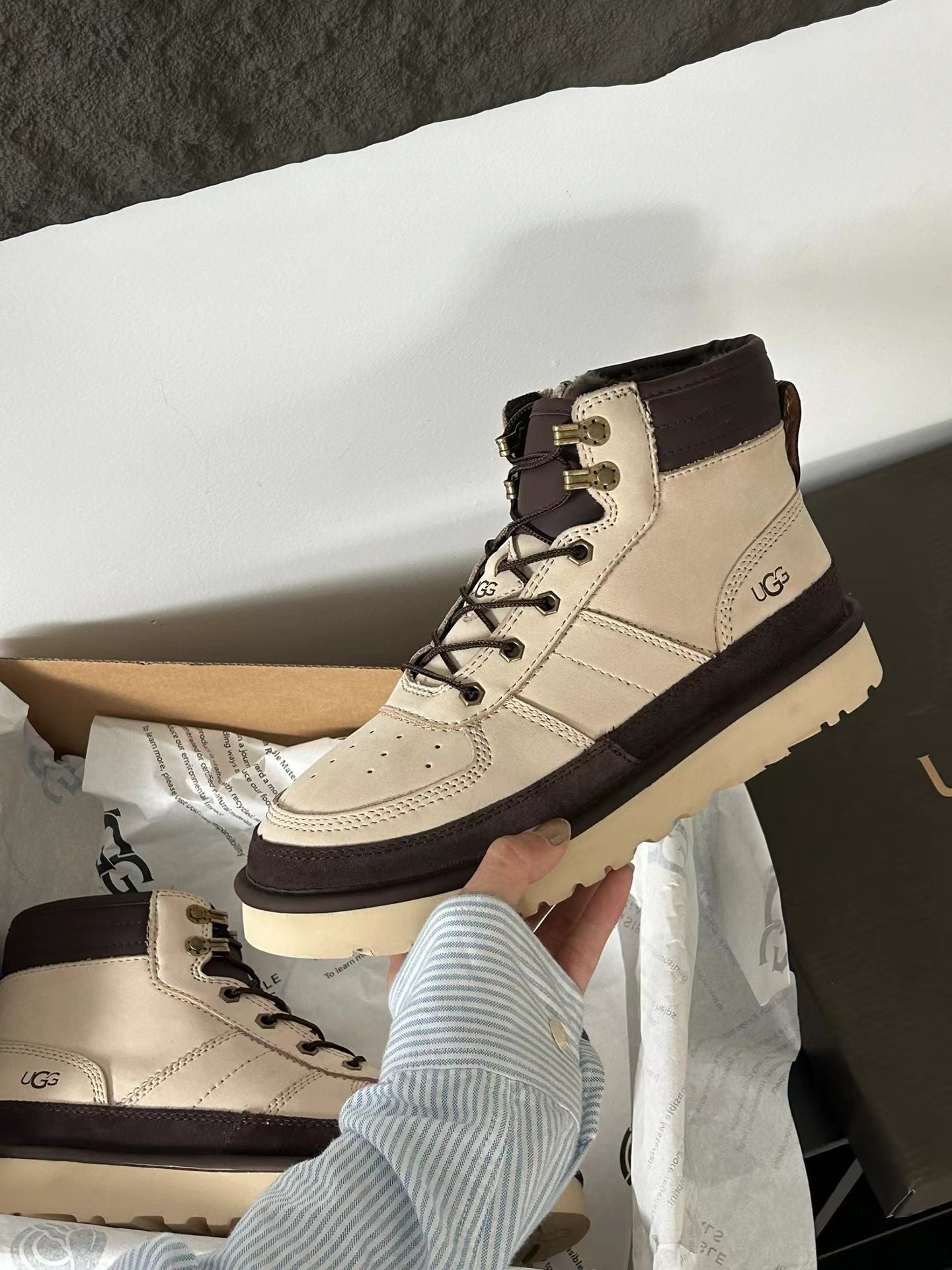 Top Quality UGG Highland Boot 'Beige Brown' - cnluxepick