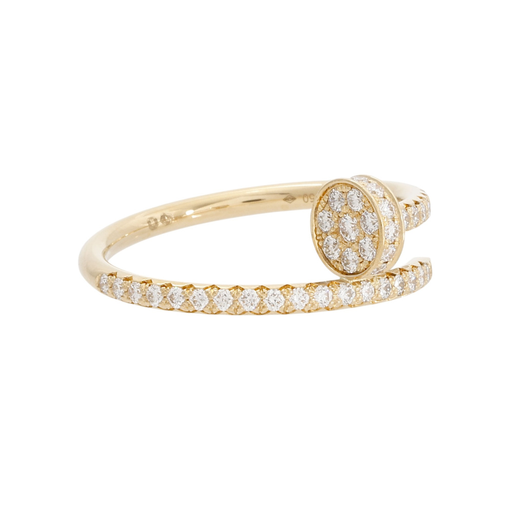 Cartier Juste un Clou Ring 18K Yellow Gold Diamond B4231500