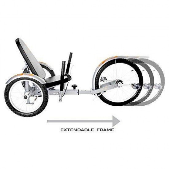 Recumbent Tricycle 3-Wheeled Bike Cruiser Lowrider Trike