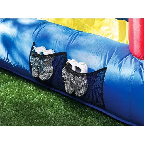 Little Tikes Jump 'n Slide 9'x12' Inflatable Bouncer, Inflatable Bounce House with Slide and Blower, Multicolor- Indoor Outdoor Toy for Kids Girls Boys Ages 3 4 5+