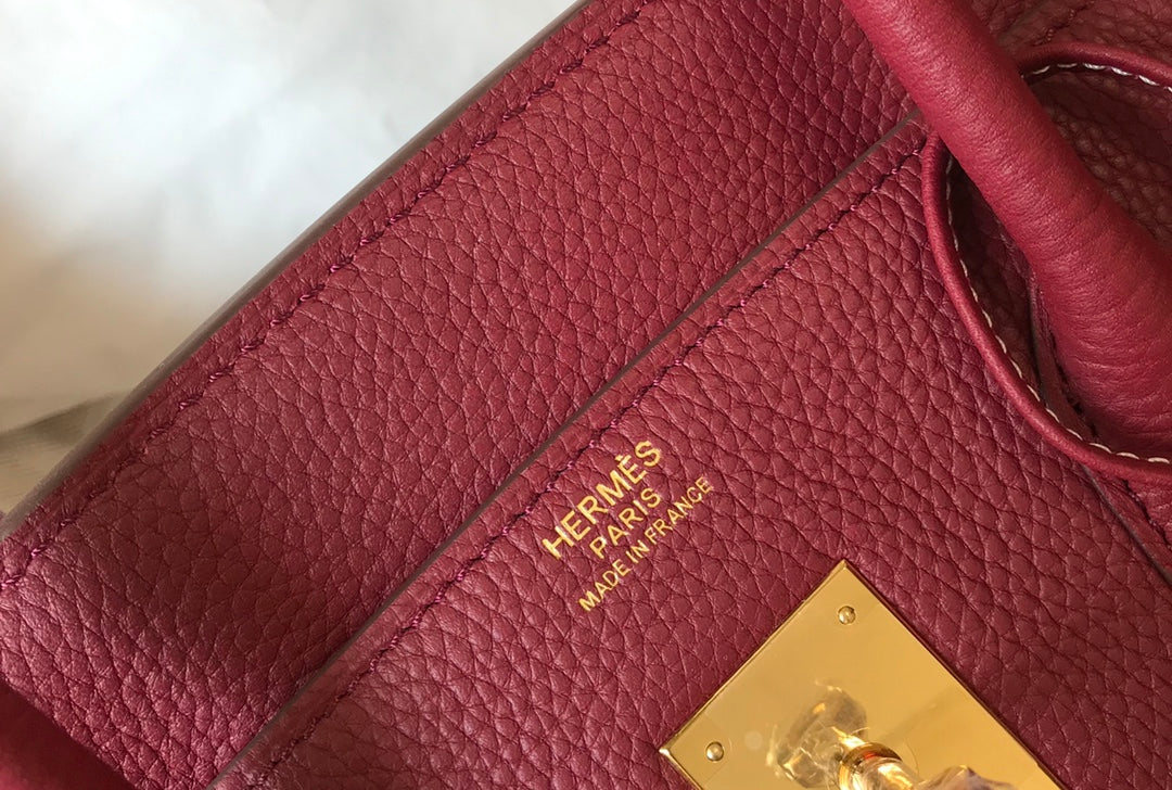 Hermes Birkin 35Cm Bag Jam Togo Gold Hardware