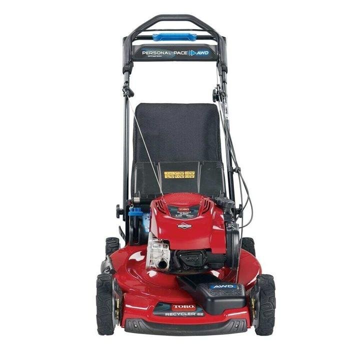 toro-recycler-22 in. All-Wheel Drive Personal Pace Variable Speed Gas Self Propelled Mower with Briggs and Stratton Engine