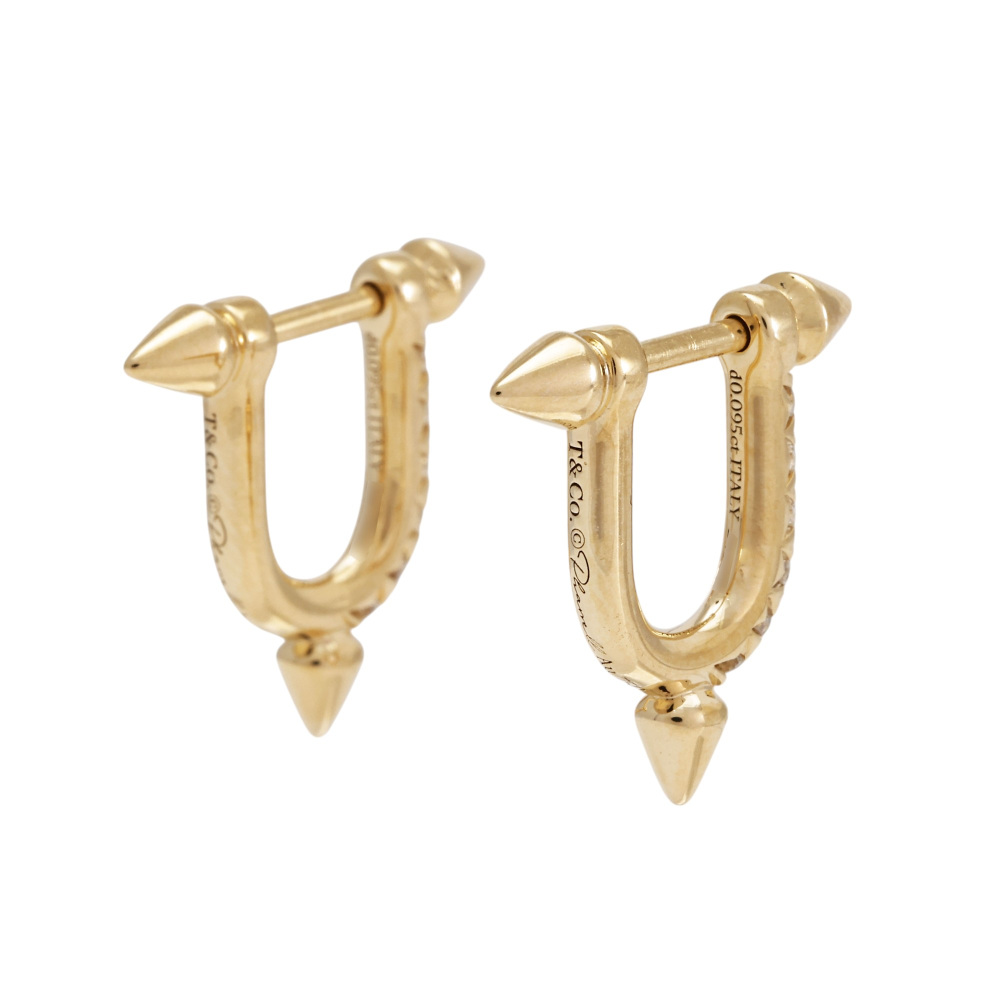 Tiffany & Co. Titan Pharrell Williams Earrings 18K Yellow Gold 73471281