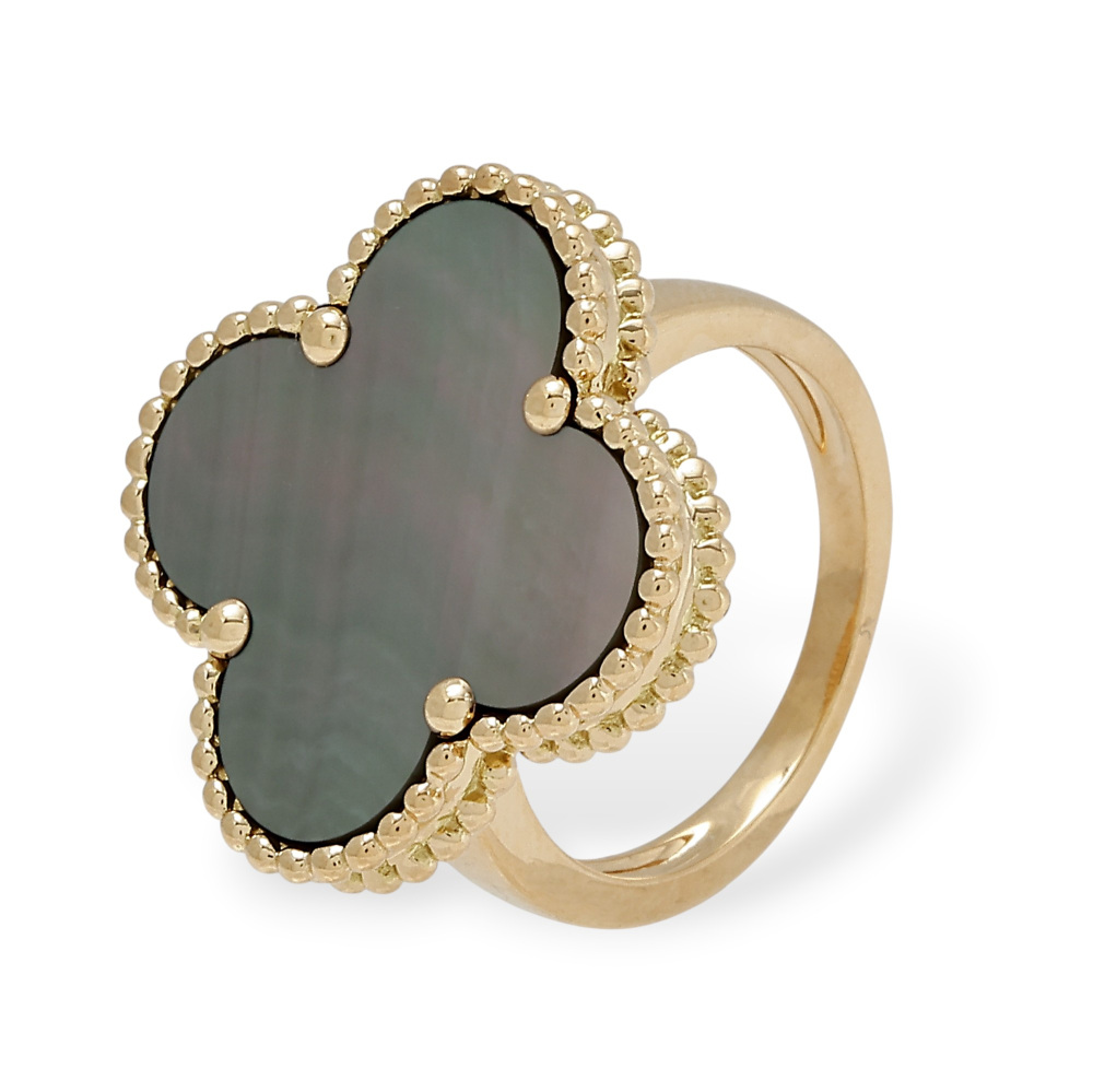 Van Cleef & Arpels Magic Alhambra Ring 18K Yellow Gold Mother of Pearl VCARF79000