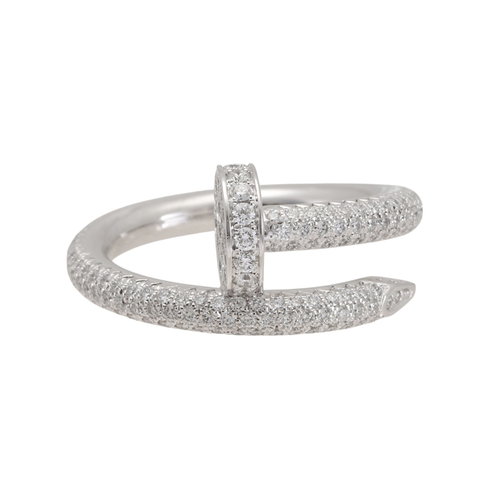 Cartier Juste un Clou Classic Model Ring 18K White Gold Diamond N4748700