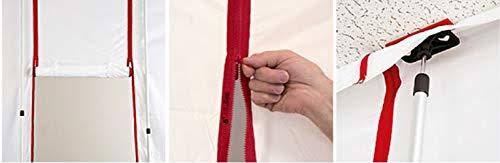 Zipwall ZFMP ZipFast Reusable Barrier Panels for Dust Barriers, Multi-Pack